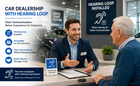 car dealership with hearing loop